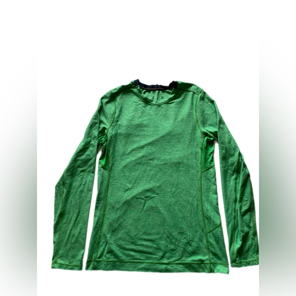 LULULEMON Men's Medium Core Long Sleeve Top Heathered green - Picture 2 of 10
